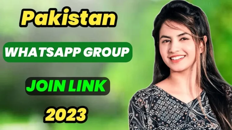 Pakistan Whatsapp Group Link